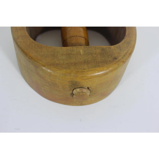 Wood Hat Stretcher Mold Millinery Vintage Store Display For Sale - Image 6 of 10