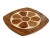 1970s 1970s Teak Wood Wall Hanging Trivet With Resin Inlay by Gladmark of Burbank For Sale - Image 5 of 10