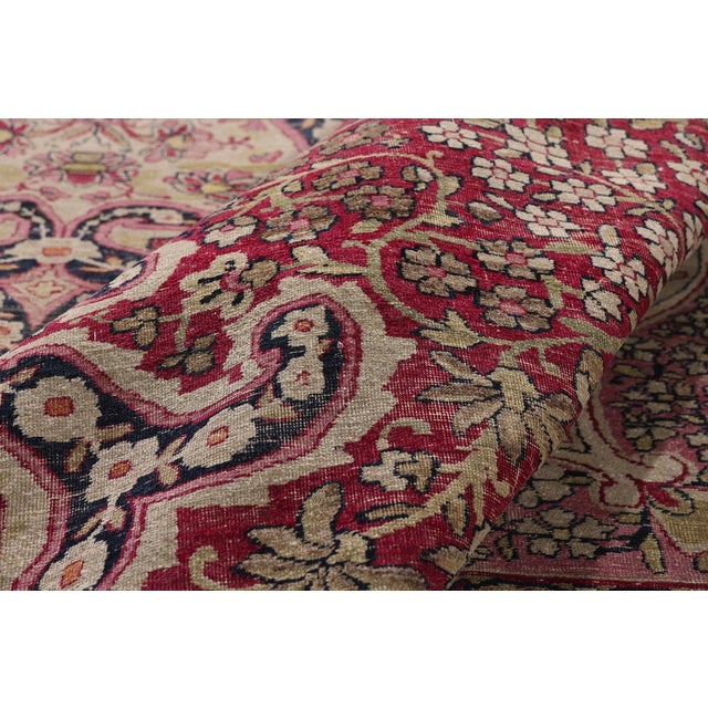 Late 19th Century Persian Kermanshah Rug, 11'07 X 13'10 For Sale In Dallas - Image 6 of 10