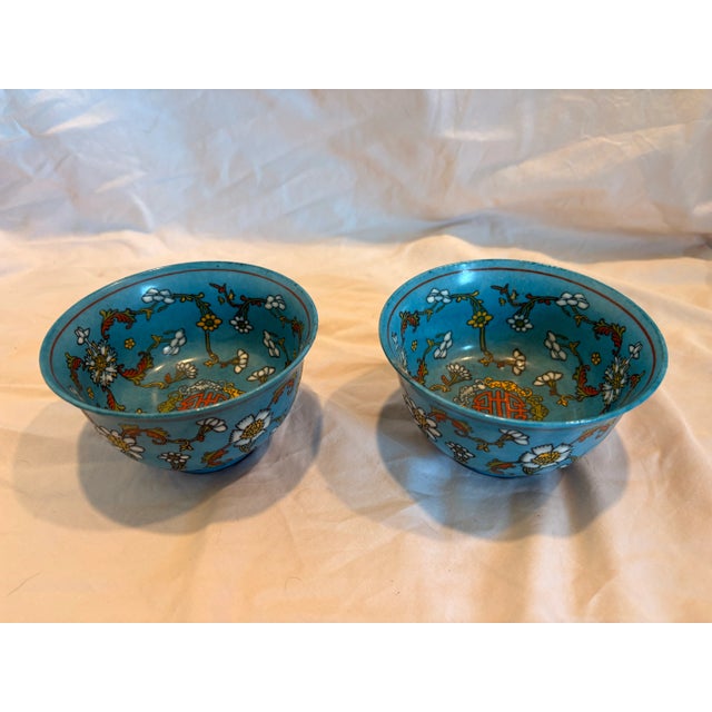 18th Century Pair of Antique Qing Dynasty Bowls For Sale - Image 5 of 15