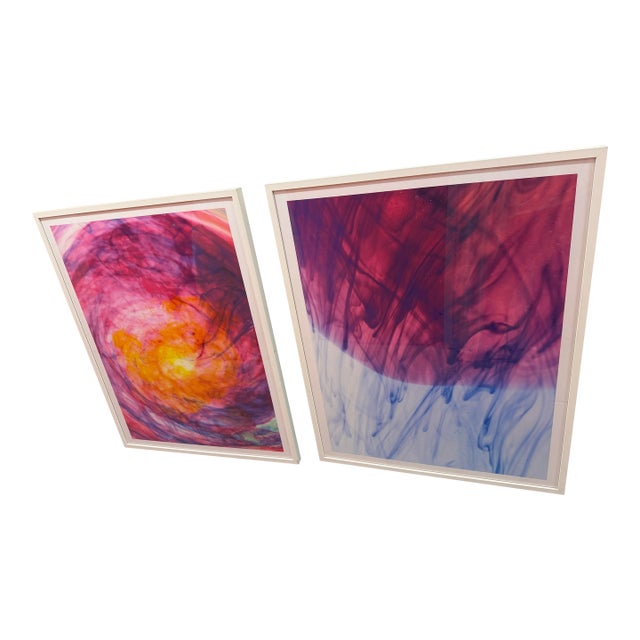 Natural Curiousities - Ink in Water (Pair) For Sale