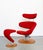 Sculptural design by Norwegian architect and designer Olav Eldøy from 2002. The chair features a tilting mechanism and...