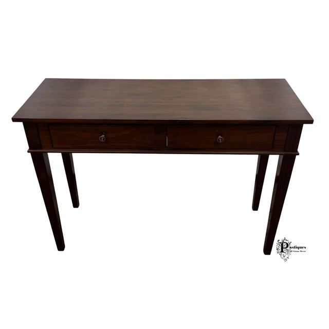 Vintage Transitional Style Console Table For Sale - Image 4 of 10