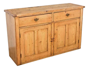 English 19th Century Pine Buffet-Dresser