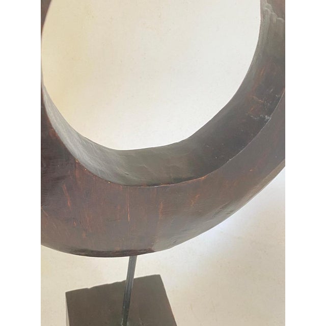 Large Modern Abstract Wood Sculpture For Sale - Image 14 of 17