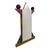 Wood Diva Mirror by Ettore Sottsass for Memphis Milan, 1984 For Sale - Image 7 of 7