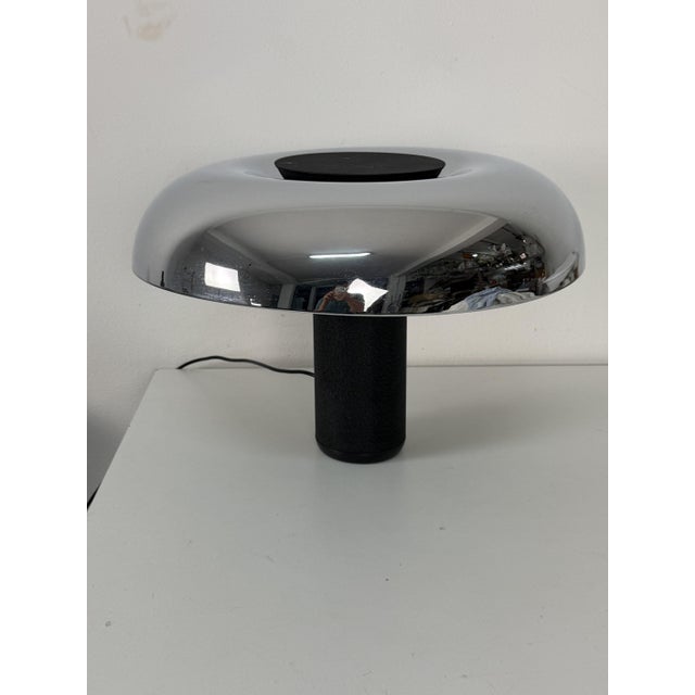 Black Space Age Table Lamp from Lumenform, 1970s For Sale - Image 8 of 14