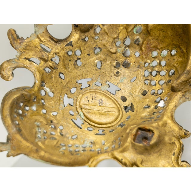 19th Century French or Austrian Bronze Rococo Revival Fireplace Tool Set For Sale - Image 17 of 18