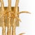 Petite Triple Branch Wall Sconce In Gold Leaf With Shades. Three Lights. Clean with a dry cloth