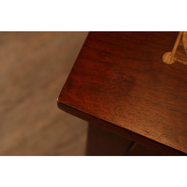 2000 - 2009 Stickley Harvey Ellis Square Cherry Storage Cocktail Table For Sale - Image 5 of 18