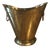 1950s Lombard England Brass Waste Basket For Sale