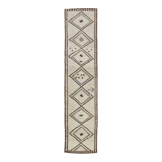 Handwoven Wool Vintage Turkish Oushak For Sale