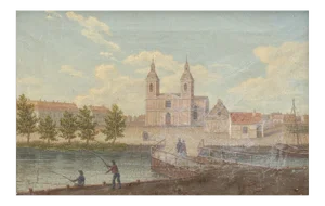 Antique Swedish Painting by Erik West Erling