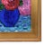 Original one-of-a-kind oil painting of a vase of colorful flowers on artist board. The talented artist "Ruth Arenz” signed...