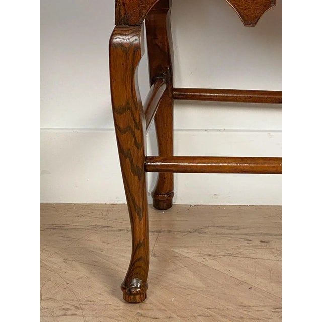 Wood English Georgian Oak Low Boy, Circa 1780 For Sale - Image 7 of 9