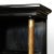 Black Rare James Mont Cabinet in Black Lacquer W/ Gilt Carved Handles For Sale - Image 8 of 12