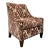 Kincaid Traditional Plum Cut Velvet Damask Lounge Chair For Sale