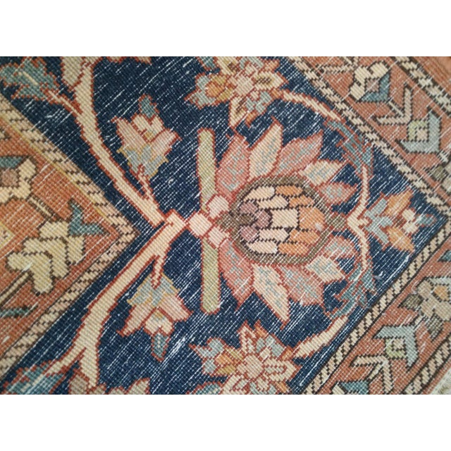 1970s 1970s Square Persian Heriz , 6'3" X 6'8" For Sale - Image 5 of 6