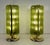 Murano Glass Table Lamps in Ribbed Green Glass and Brass, 2000s, Set of 2 For Sale - Image 3 of 18