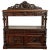 Wood Antique Scottish Carved Oak Renaissance Revival Wine Server Buffet Sideboard For Sale - Image 7 of 12
