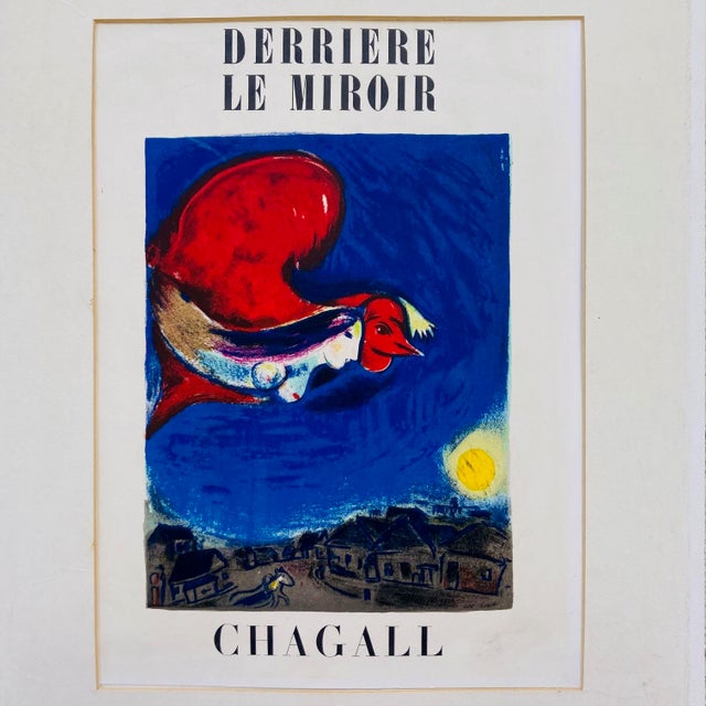 1950 Marc Chagall Derriere Le Miroir Cover With Mounted Signature For Sale - Image 10 of 11