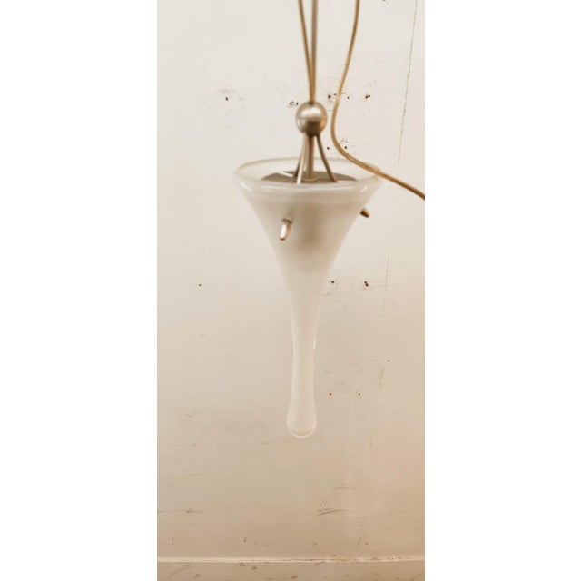 Murano Glass Suspension Light For Sale - Image 15 of 18
