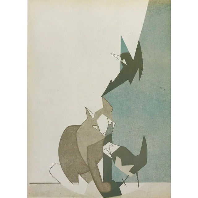 Artist: Andre Beaudin Country: France Title: – Untitled 2 Medium: Original Lithograph Marks: Not signed , Not numbered...