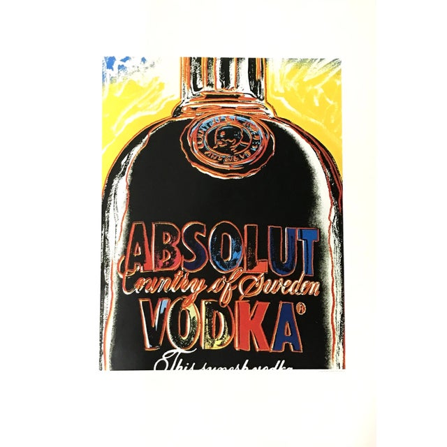 Contemporary 1999 Andy Warhol Print Pop Art Absolut Vodka 1 For Sale - Image 3 of 3
