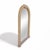 1980s Postmodern Tessellated Stone Arched Wall Mirror For Sale - Image 12 of 18