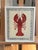 Lobster in White Contemporary Frame an Original Painting by Michelle Heimann. For Sale - Image 4 of 4