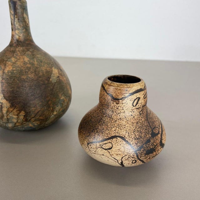 Studio Pottery Sculptural Vases by Gerhard Liebenthron, Germany, 1970s, Set of 3 For Sale - Image 16 of 18
