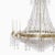 A stylish Empire chandelier in genuine brass, with fourteen sturdy candle holders and an elaborately decorated ring. The...