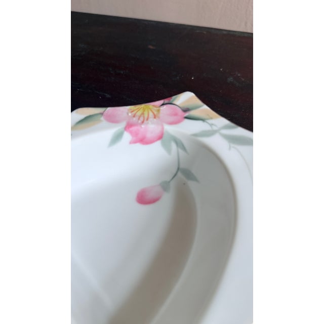 Antique, Early 20th Century Noritake Japan Azalea porcelain two-sided relish dish. Porcelain with classic Noritake Japan...