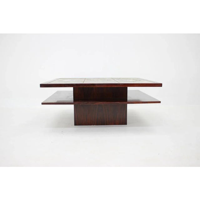 Danish Ceramic Ox Art Coffee Table, 1970s For Sale - Image 3 of 7