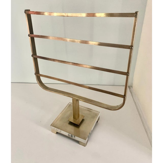 Charles Hollis Jones Brass Jewelry or Scarf Holder For Sale - Image 12 of 13
