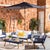 This rectangular crank umbrella was inspired by the sunbathing terrace of Monacos Mediterranean overlook hotels. Embracing...