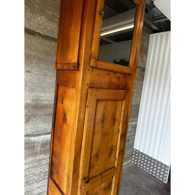 Antique Early 19th Century French Cherrywood Grandfather Clock Case For Sale - Image 10 of 18