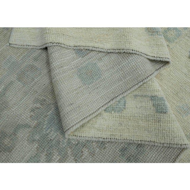 Textile Turkish Oushak Rug 9' x 12'6" #18692 For Sale - Image 7 of 8