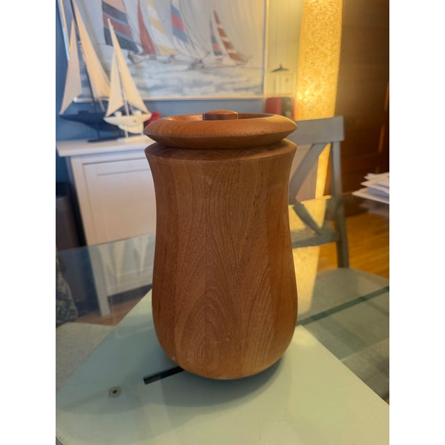 1970s Danish Modern Dansk Teak Jens Quisgaard Wine Cooler For Sale - Image 11 of 11