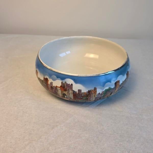 1930s Curated 1930s Newhall Hanley "Tower of London" Ironstone Centerpiece For Sale - Image 5 of 16