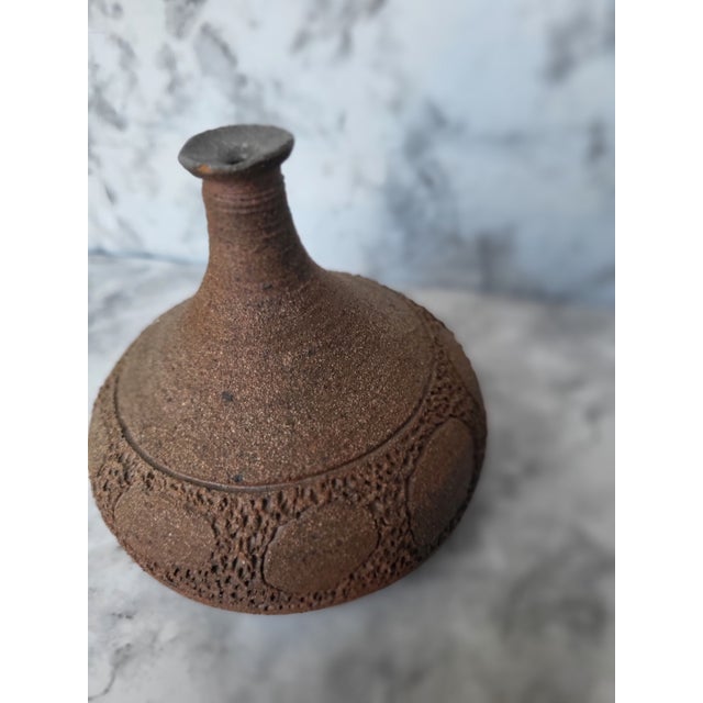 20th Century Textured Bud Vase For Sale In San Francisco - Image 6 of 12
