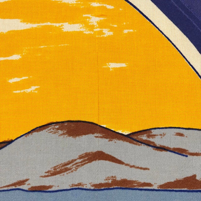 American Vintage Cotton State Flag of Montana For Sale - Image 3 of 6
