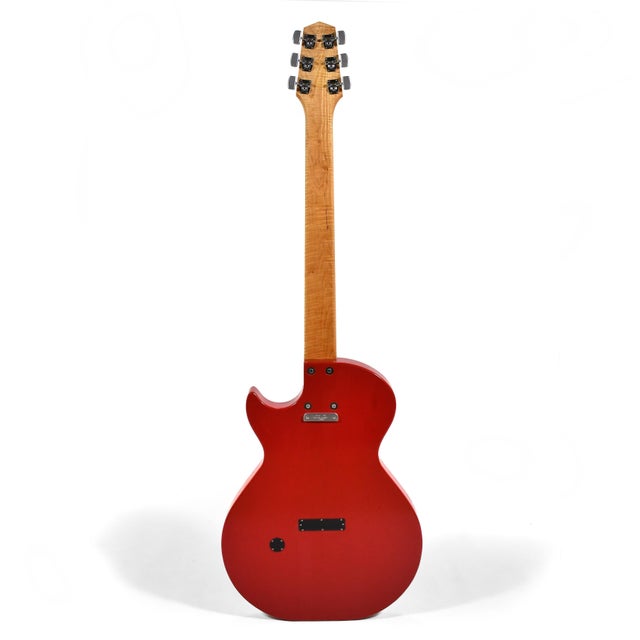 Oversize Handmade Guitar Sculpture For Sale In Chicago - Image 6 of 10