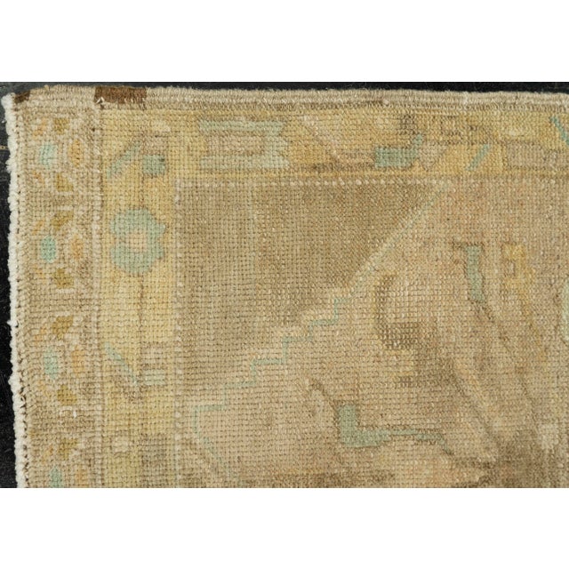 Early 21st Century Turkish Mini Rug Oriental Hand Knotted Vintage Rug 1'9" x 3'5" #21080 For Sale - Image 5 of 8