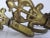 French Bronze Curtain Tie Back Hooks With Faces For Sale - Image 10 of 11