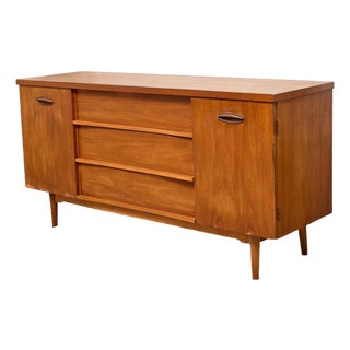 Vintage Buffet Credenza With Three Drawers For Sale