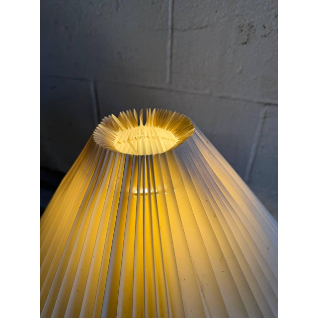 Mid 20th Century Mid 20th Century Mid-Century Modern Orange Ceramic Table Lamp For Sale - Image 5 of 12
