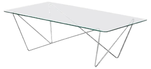 Vintage Glass Table, Italy, 1970s