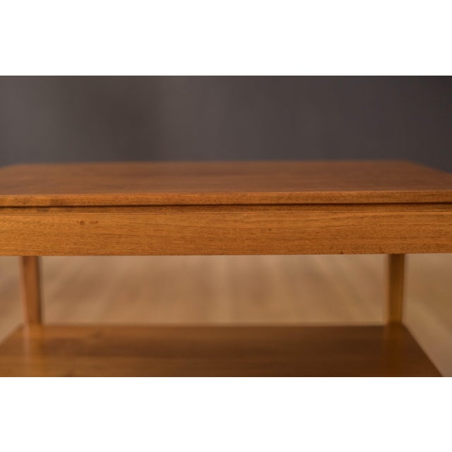 Kipp Stewart & Stewart MacDougall “Declaration” Walnut End Table for Drexel For Sale - Image 11 of 13