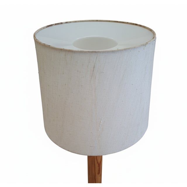 Pine Floor Lamps by Uno Kristiansson for Luxus, Sweden, 1970s, Set of 3 For Sale - Image 15 of 17